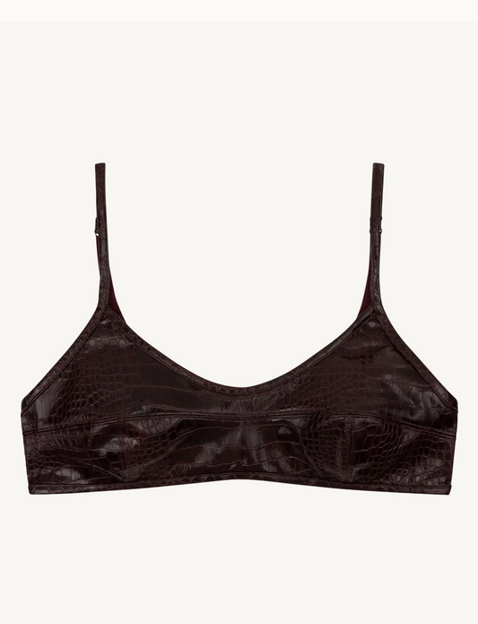 LOVE STORIES - TORI LEATHER TOP