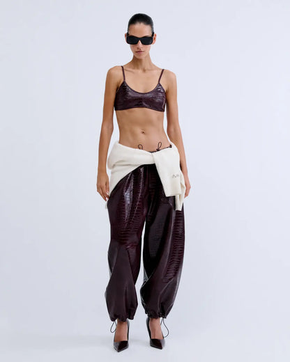 LOVE STORIES - TORI LEATHER TOP