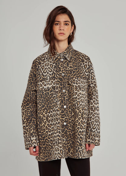 norr - Larisa jacket leopard profile