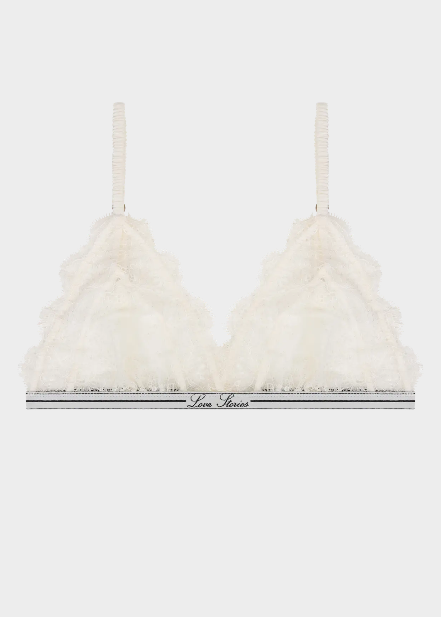 LOVE STORIES - LOVE LACE BH WHITE