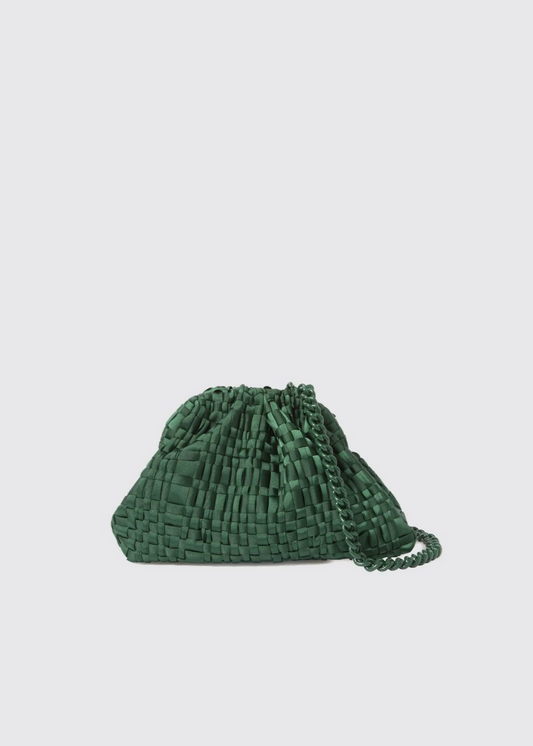 MARIA LA ROSA - SATIN MINI GAME FOREST GREEN