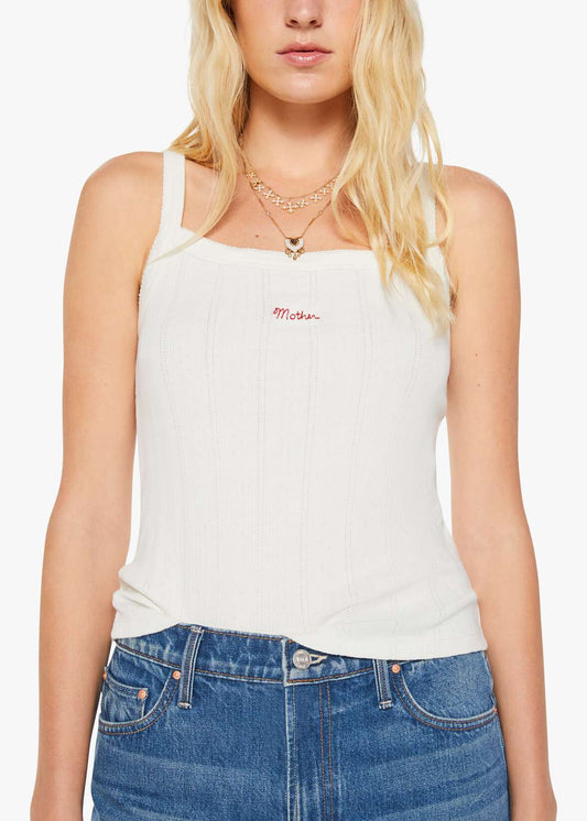 MOTHER - TEENY WEENY TANK WHITE