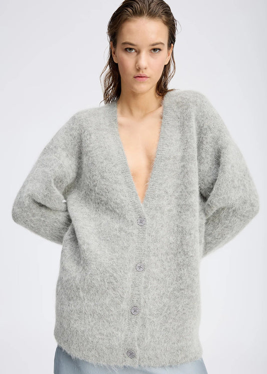 MUNTHE - RIMINI CARDIGAN GREY