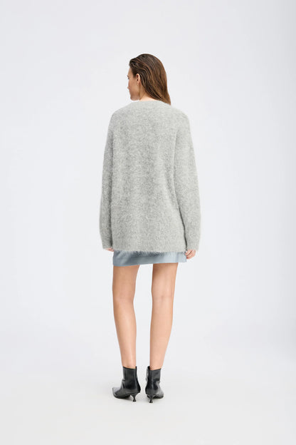 MUNTHE - RIMINI CARDIGAN GREY