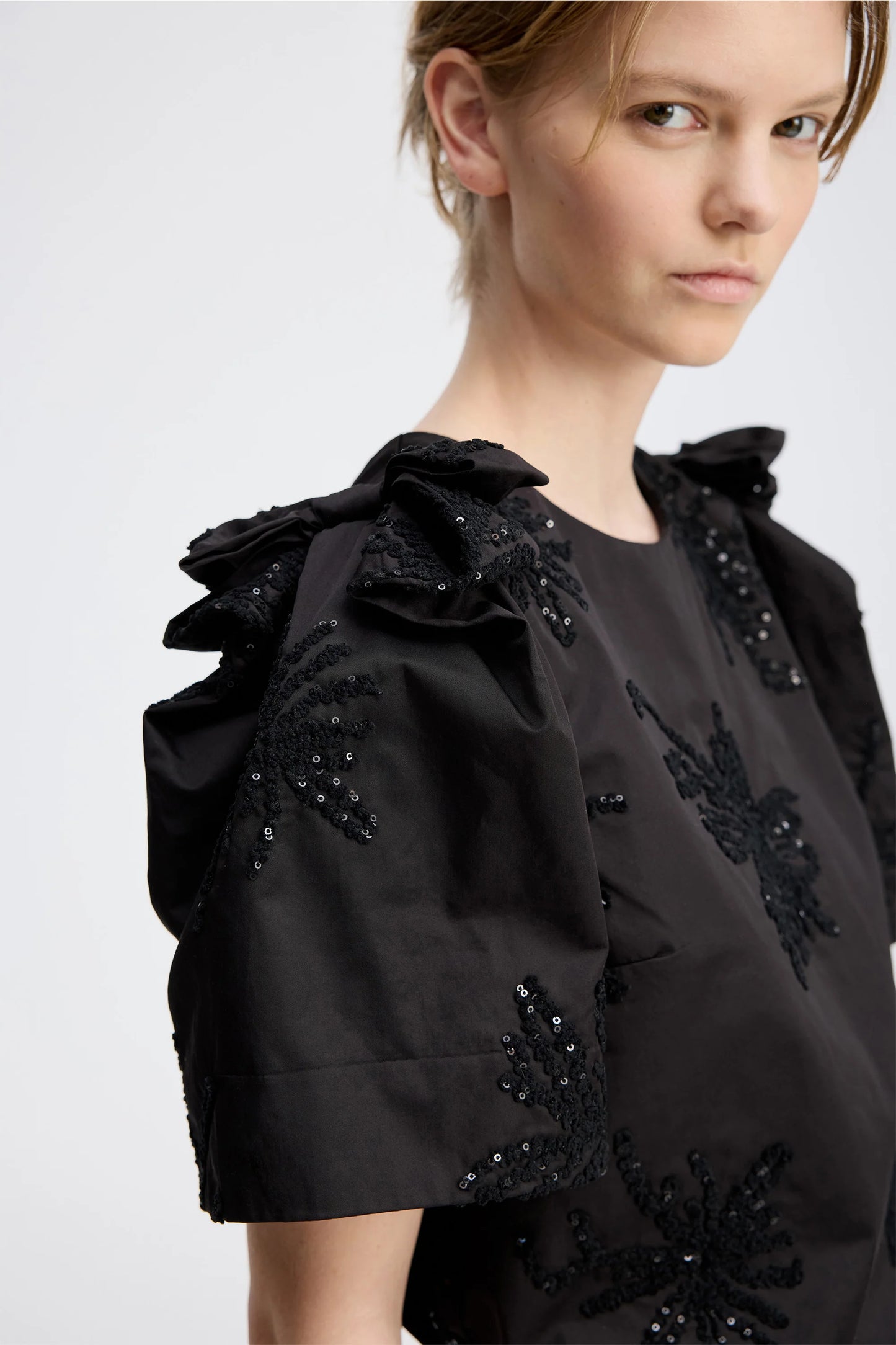 RYME TOP PAILLETE BLACK