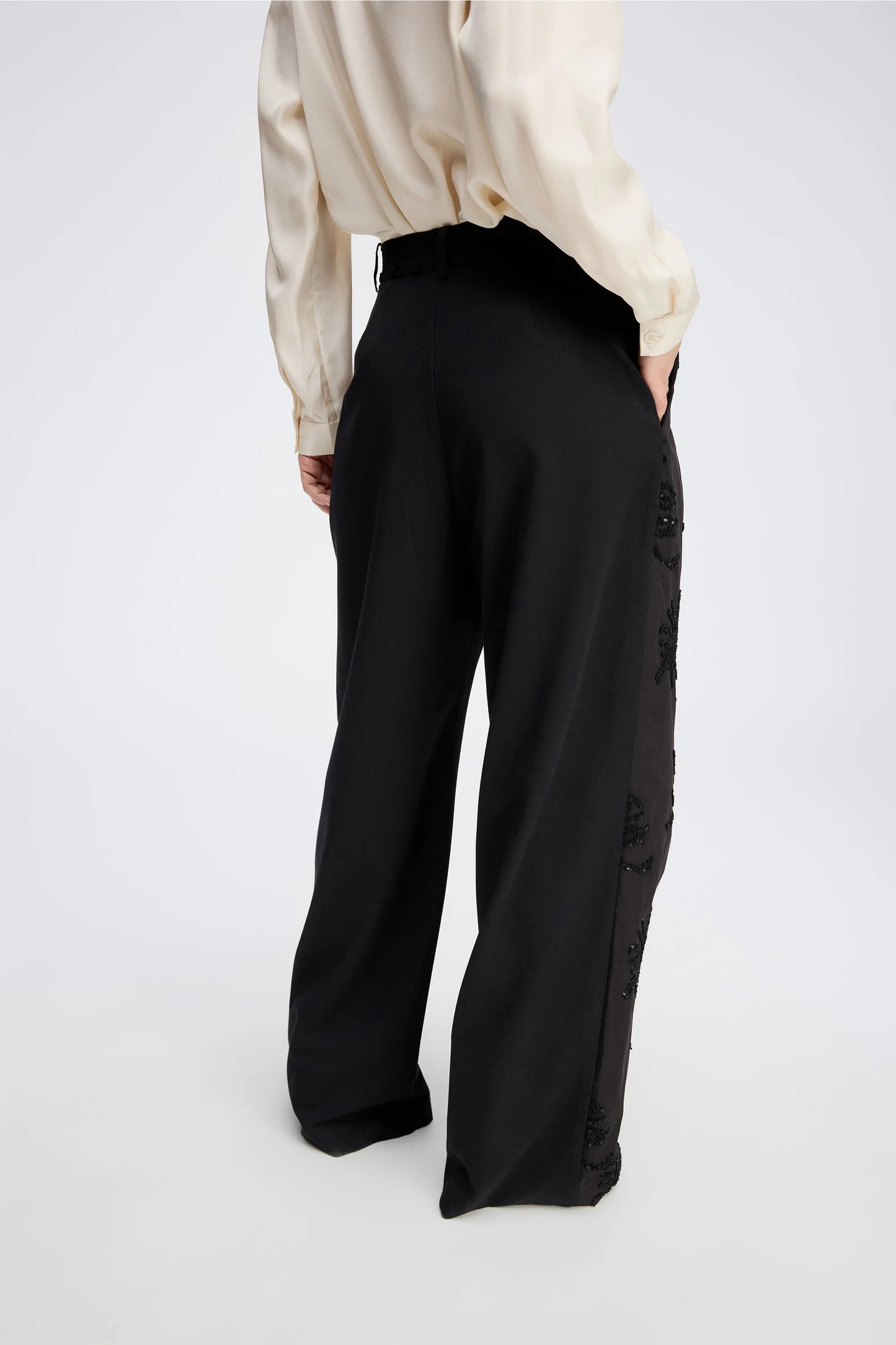 STORMY PANTS PAILLETE BLACK