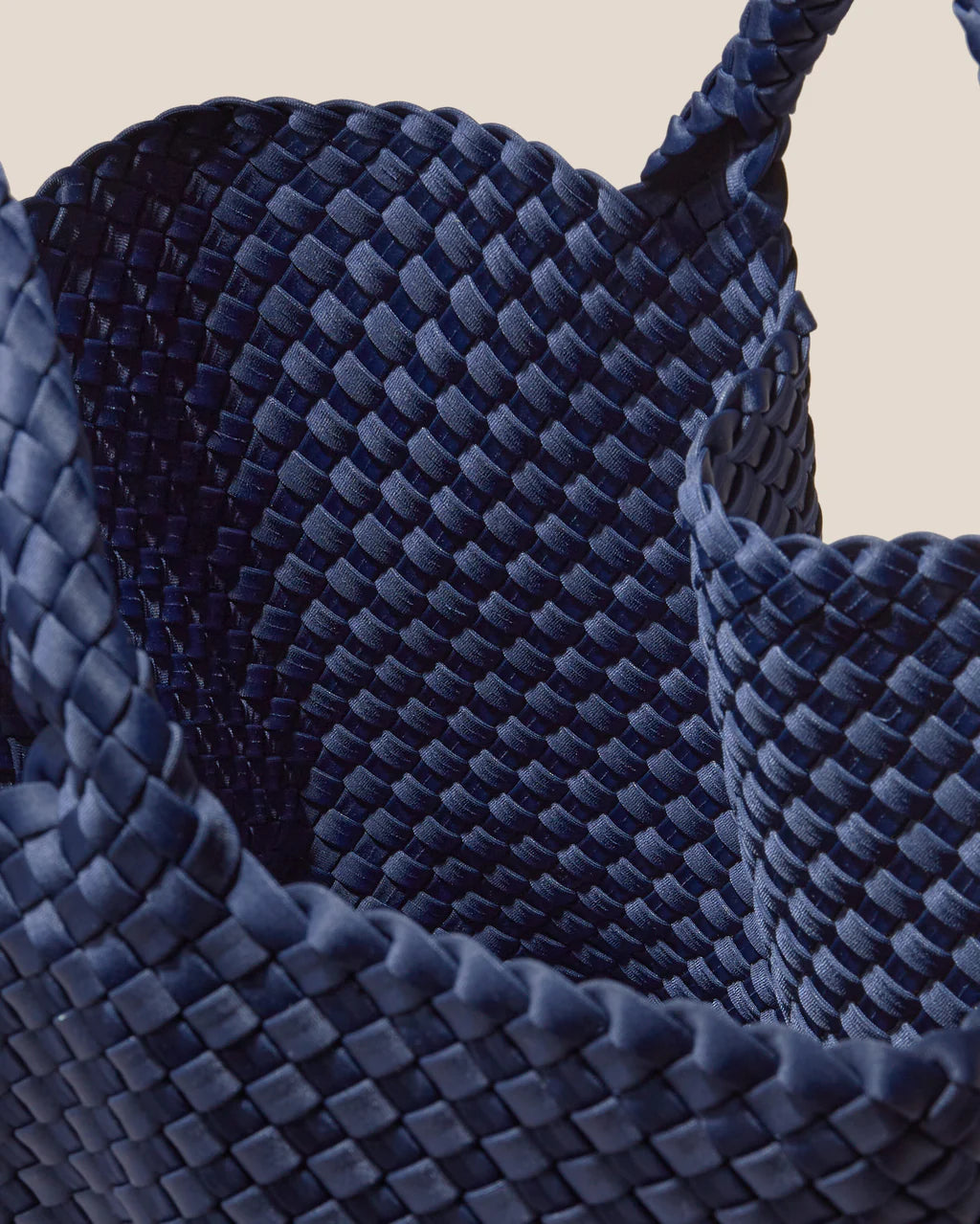 NAGHEDI - MEDIUM TOTE BAG INK BLUE