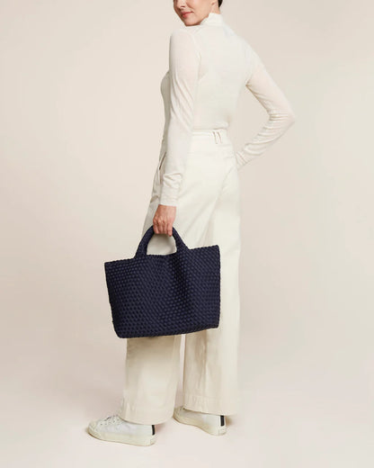 NAGHEDI - MEDIUM TOTE BAG INK BLUE