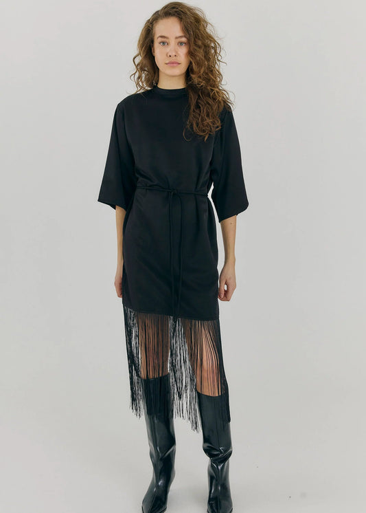 NORR - CARLY DRESS BLACK