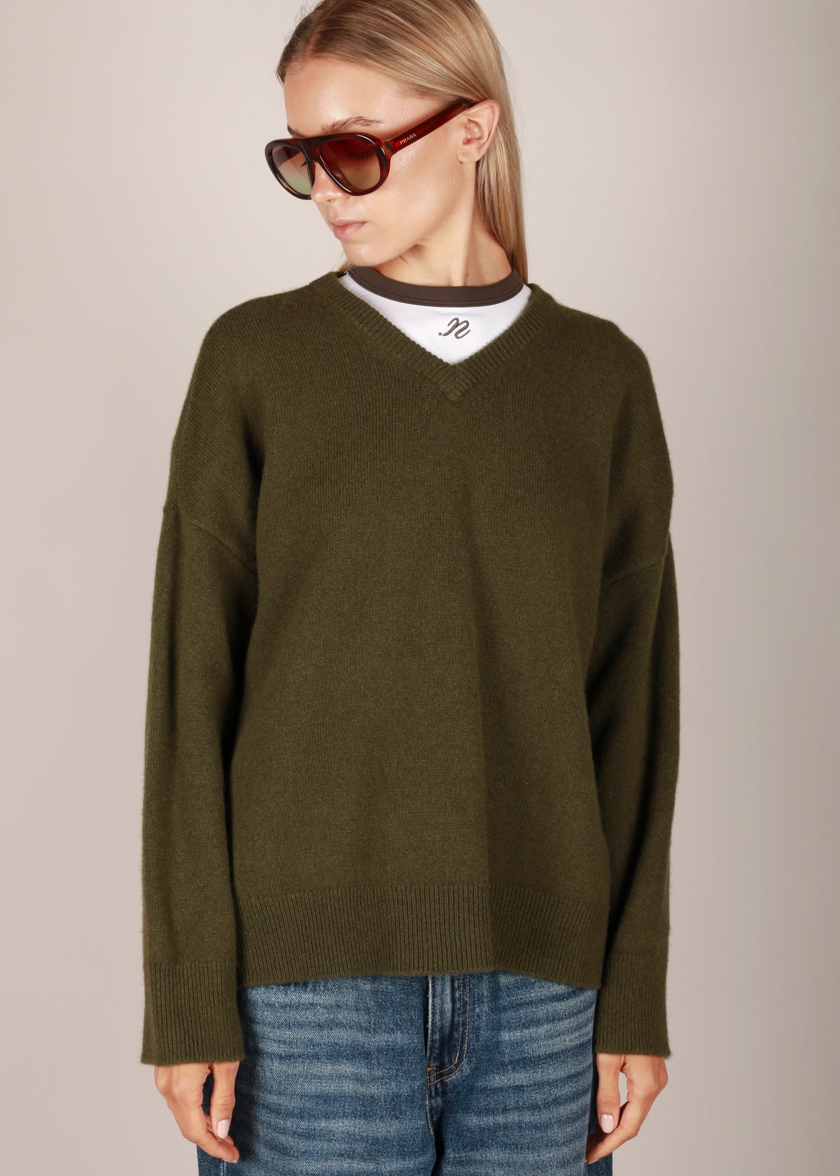 NOTED ANTWERP - DENIA PULL V KHAKI