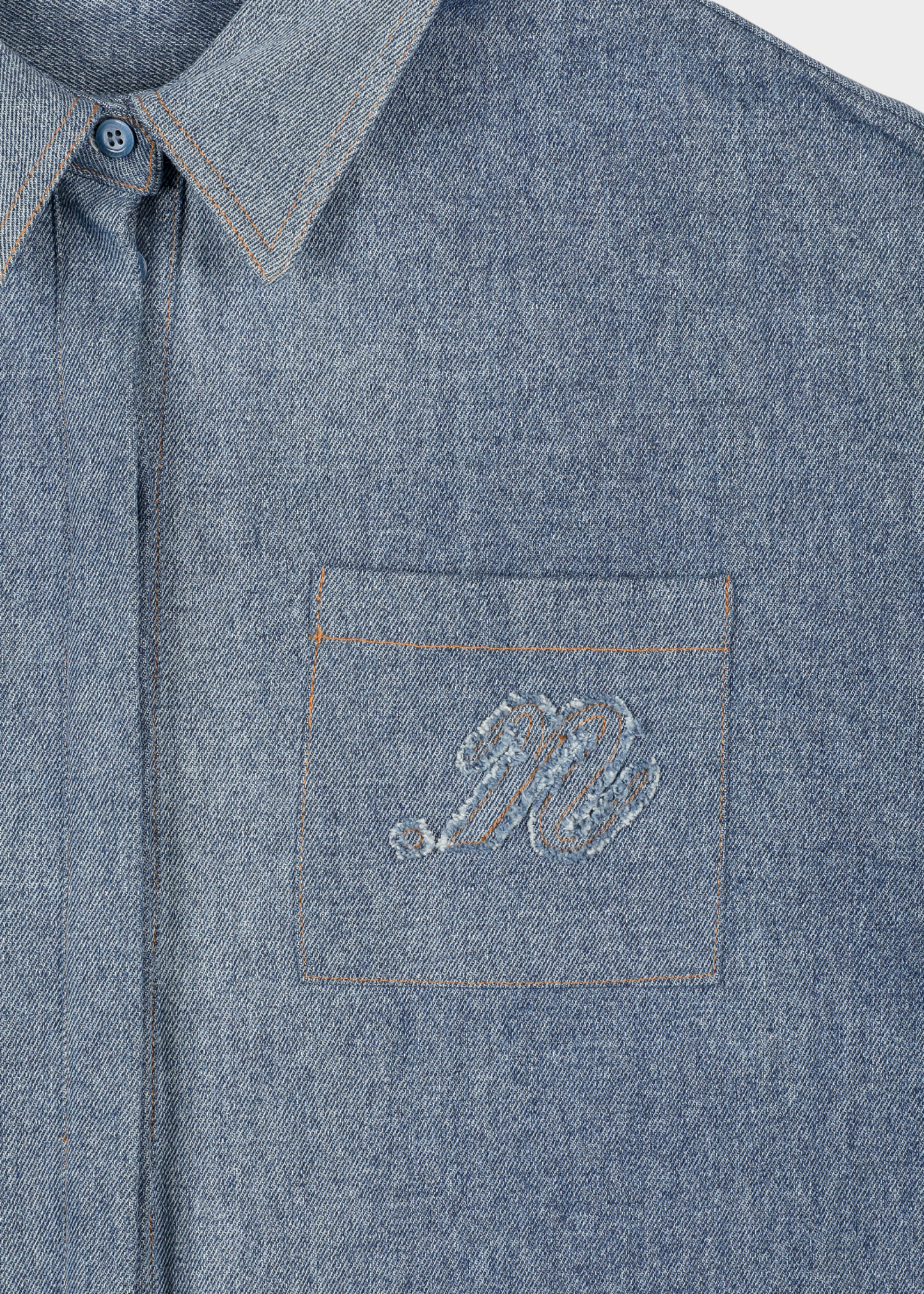 NOTED ANTWERP - CELI SHIRT DENIM BLUE