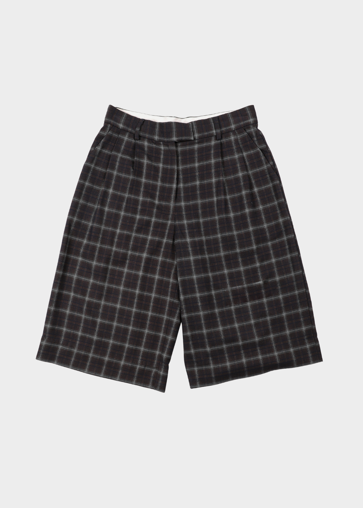 NOTED ANTWERP - ABBU BERMUDA CHECKERED BLU/RED
