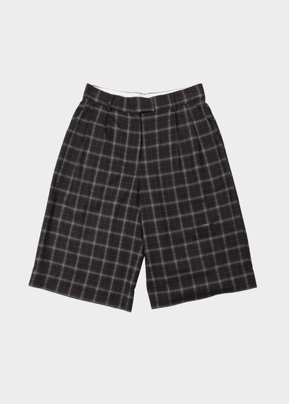 NOTED ANTWERP - ABBU BERMUDA CHECKERED BLU/RED