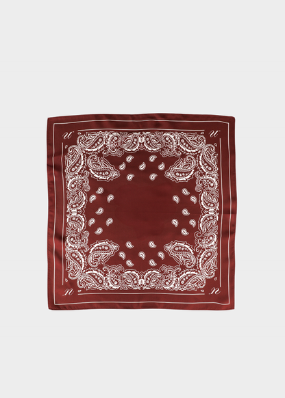 NOTED ANTWERP - ALICE SCARF PRINT BORDEAUX