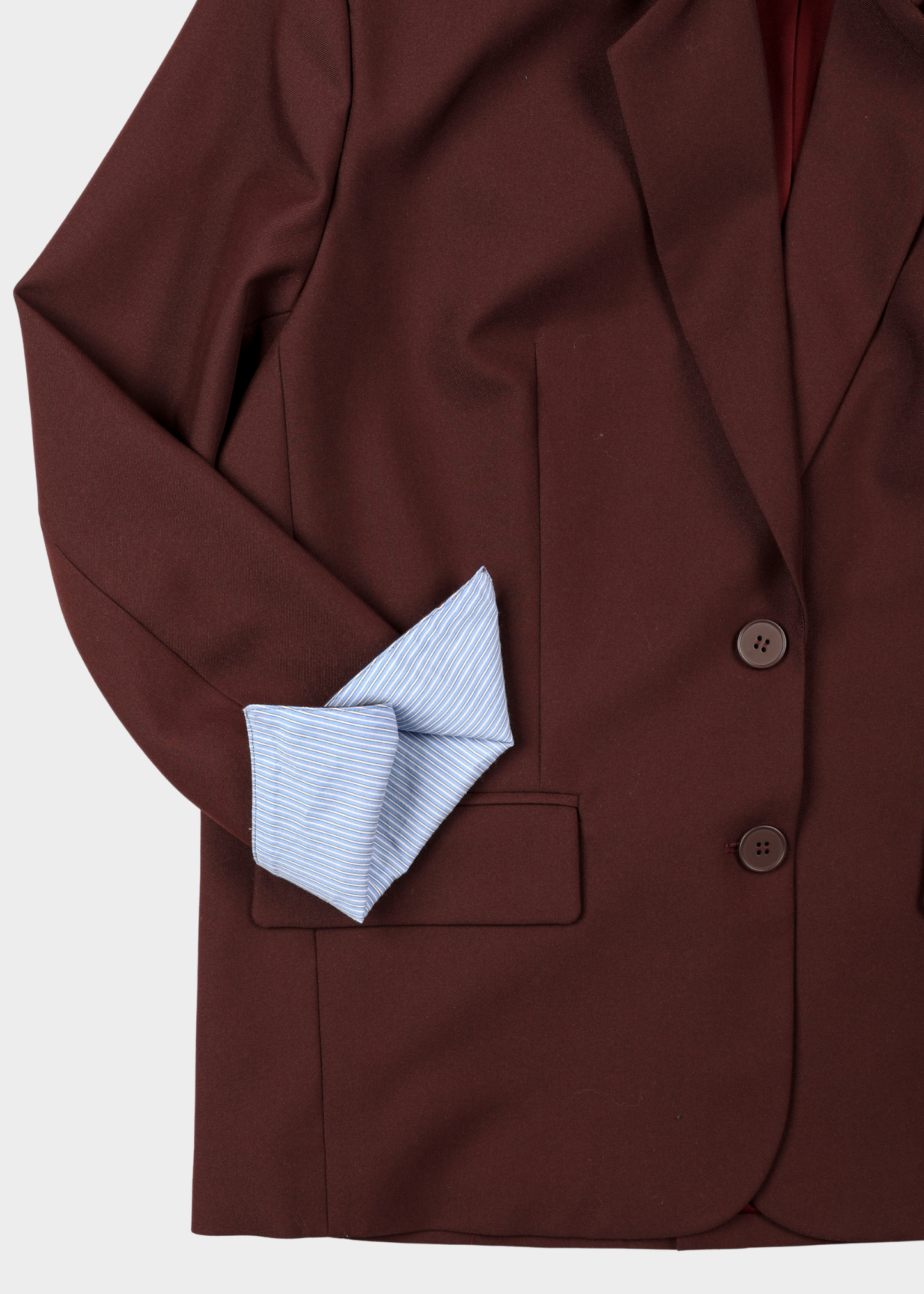 NOTED ANTWERP - ARI BLAZER BORDEAUX
