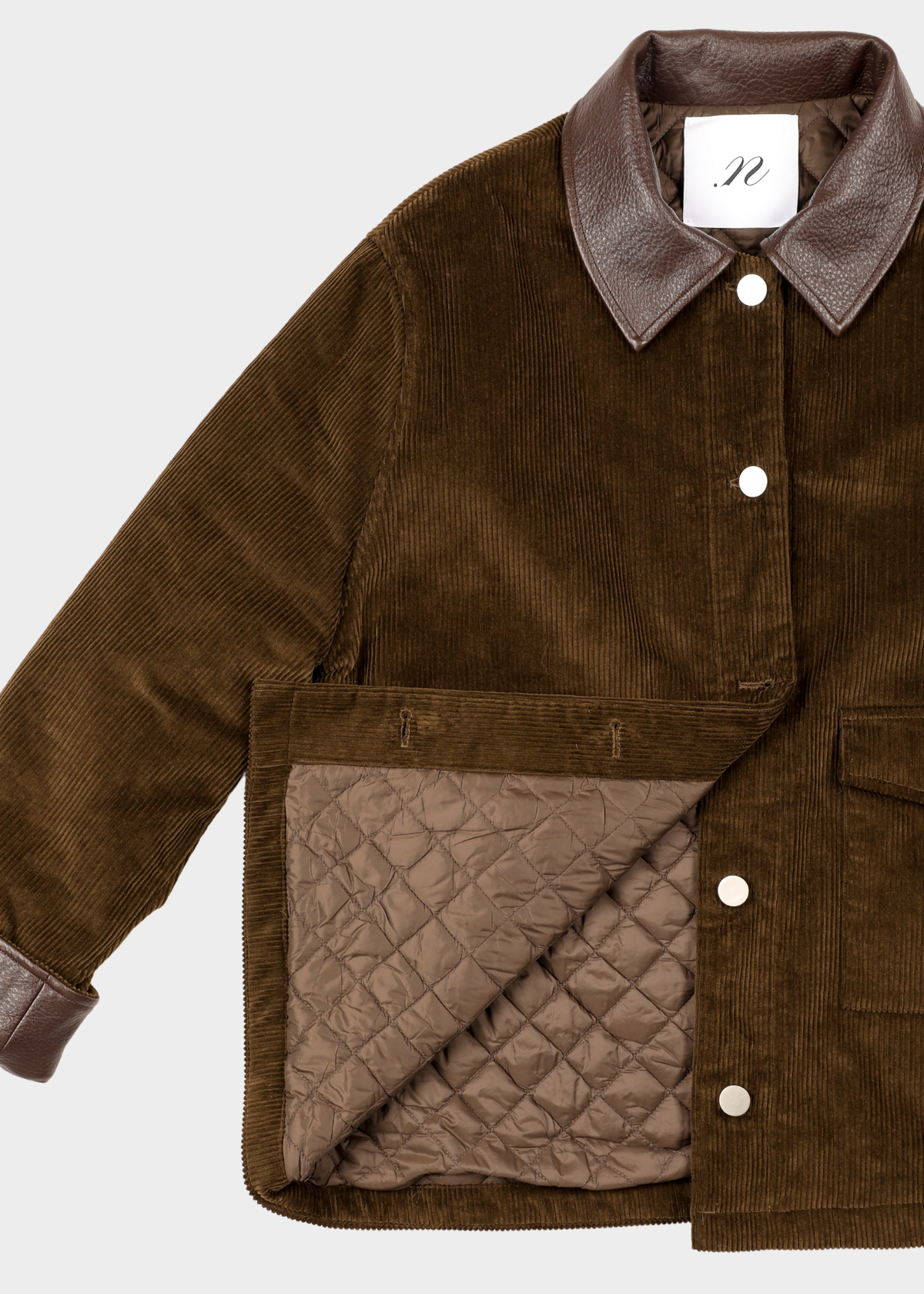 NOTED ANTWERP - BORIS COAT PATTED KHAKI