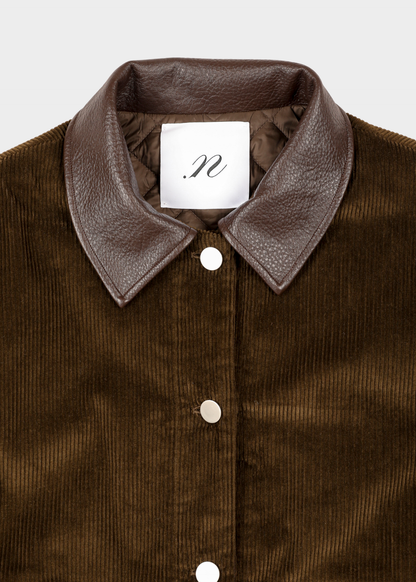 NOTED ANTWERP - BORIS COAT PATTED KHAKI
