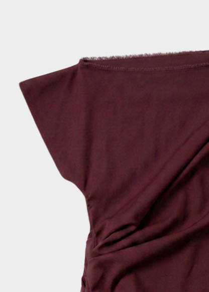NOTED ANTWERP - BO OFFSHOULDER BORDEAUX