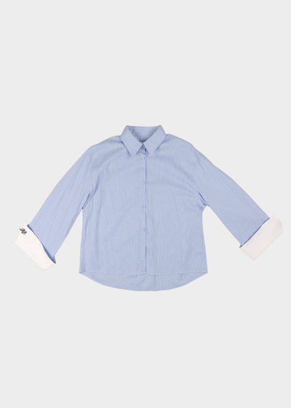 NOTED ANTWERP - DIA SHIRT STRIPE BLUE