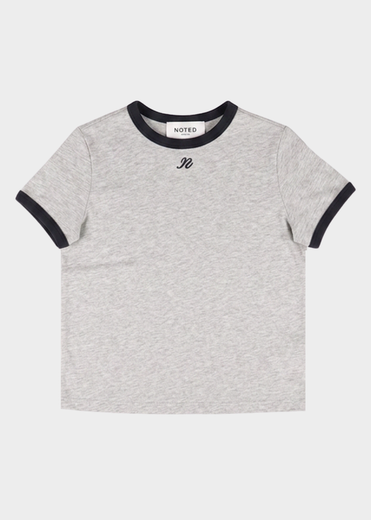 DONNI TSHIRT SLIM BLU/GREY