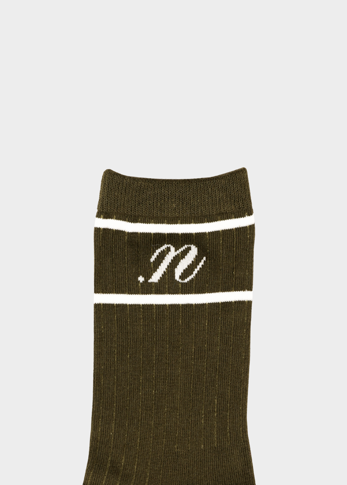 NOTED ANTWERP - SOCKS LOGO KHAKI
