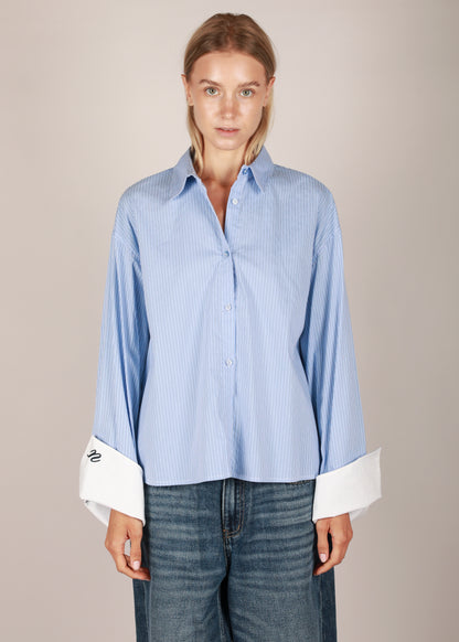 NOTED ANTWERP - DIA SHIRT STRIPE BLUE