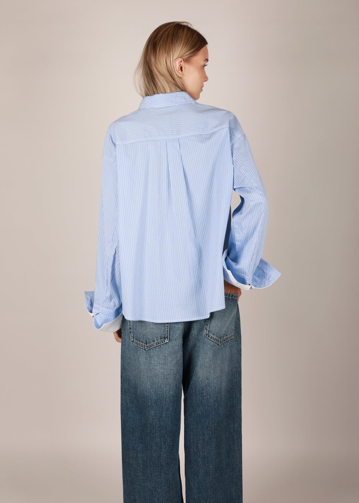 NOTED ANTWERP - DIA SHIRT STRIPE BLUE