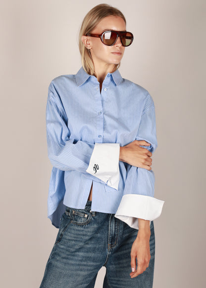 NOTED ANTWERP - DIA SHIRT STRIPE BLUE