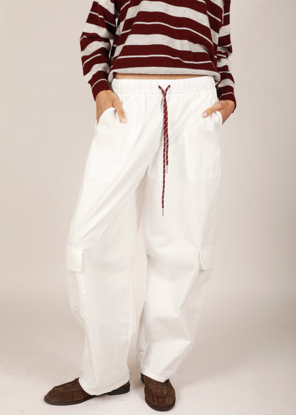 DARA PANTS PARACHUTE IVORY