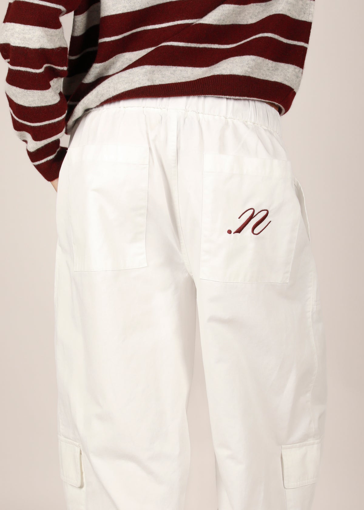 DARA PANTS PARACHUTE IVORY