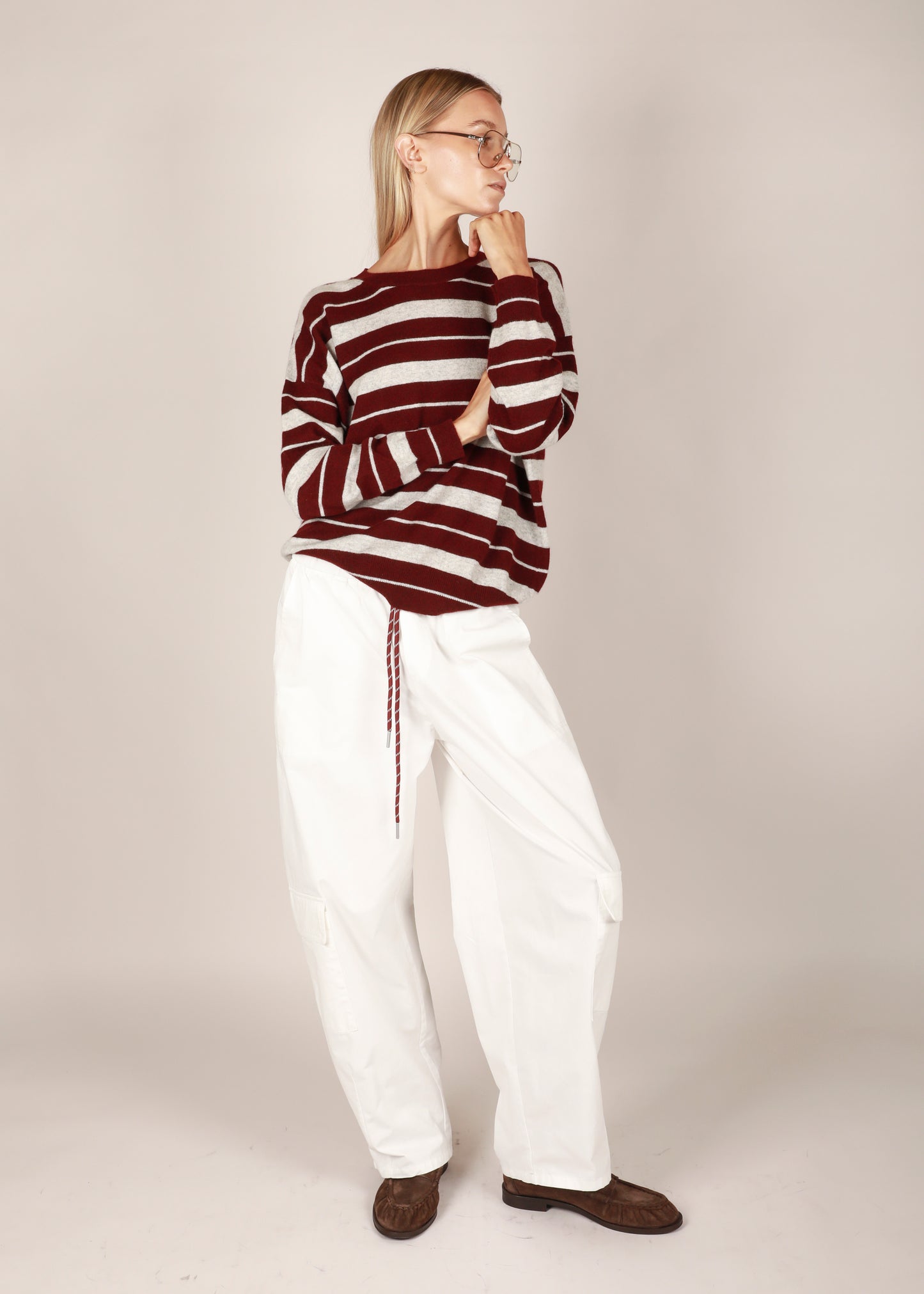 DARA PANTS PARACHUTE IVORY