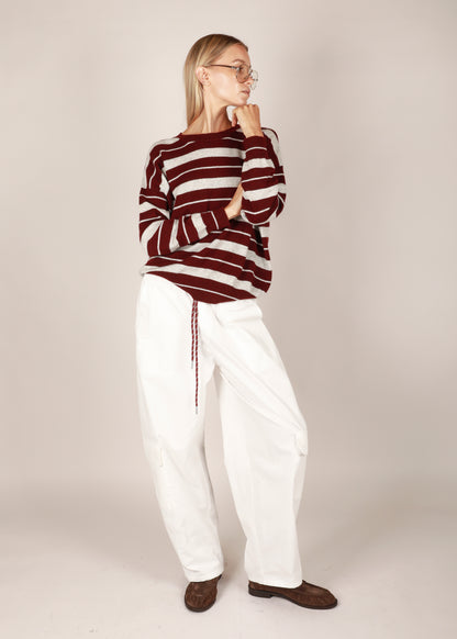 DARA PANTS PARACHUTE IVORY