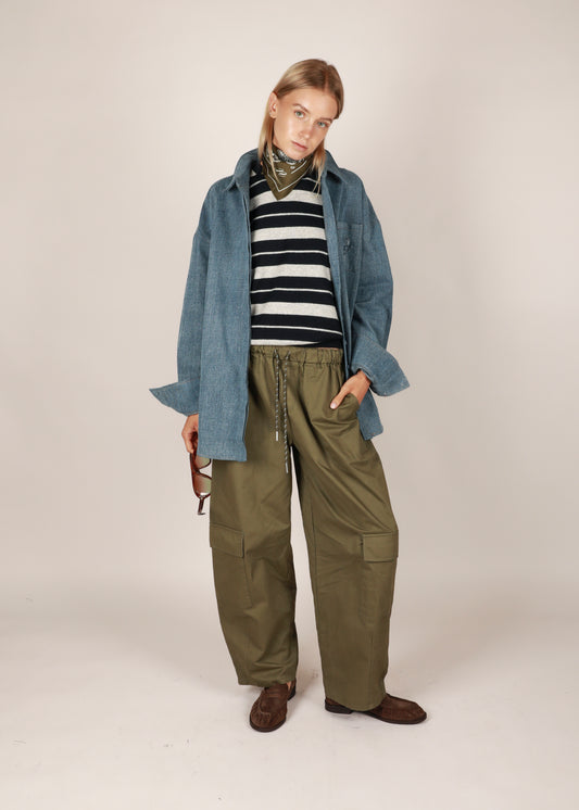 DARA PANTS PARACHUTE KHAKI