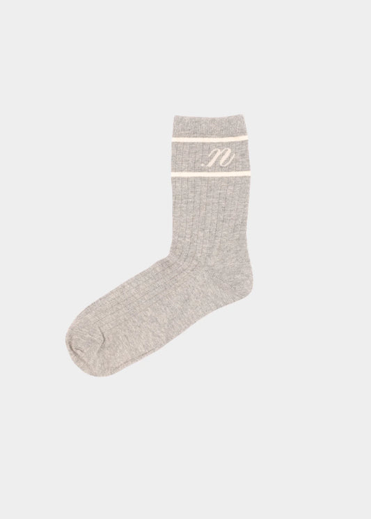 SOCKS LOGO GREY