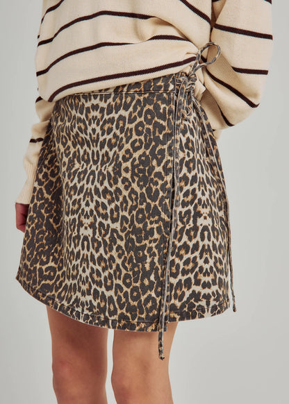 NORR - ninnie tie leopard detail
