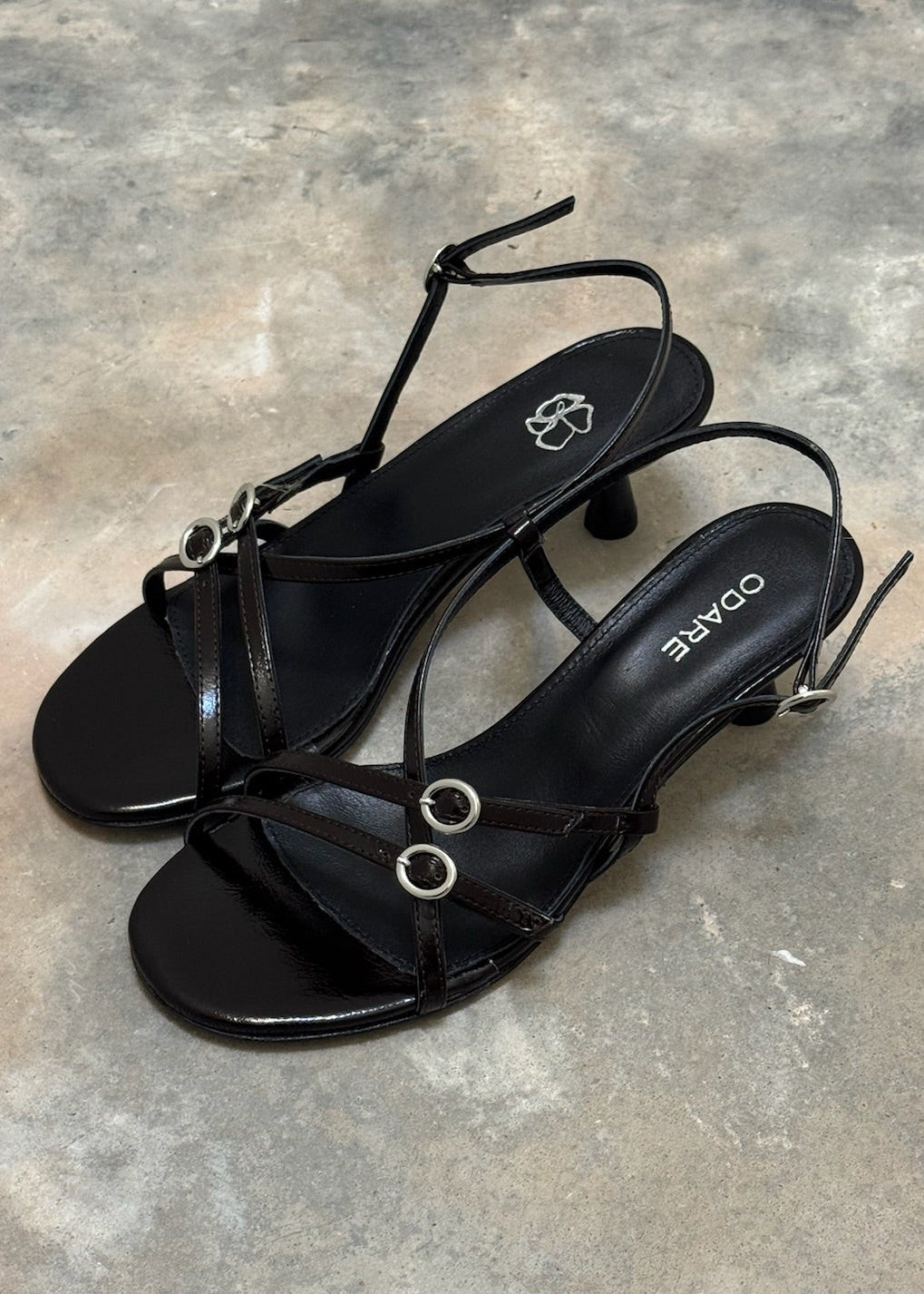 ODARE - BLANCA SANDAAL GESP VERNIS BROWN