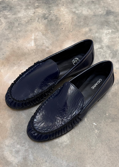 ELENA LOAFER VERNIS BLEU