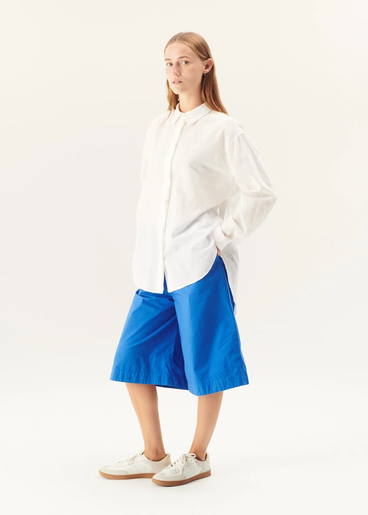 RUE DE TOKYO - Peche bermuda blue profile