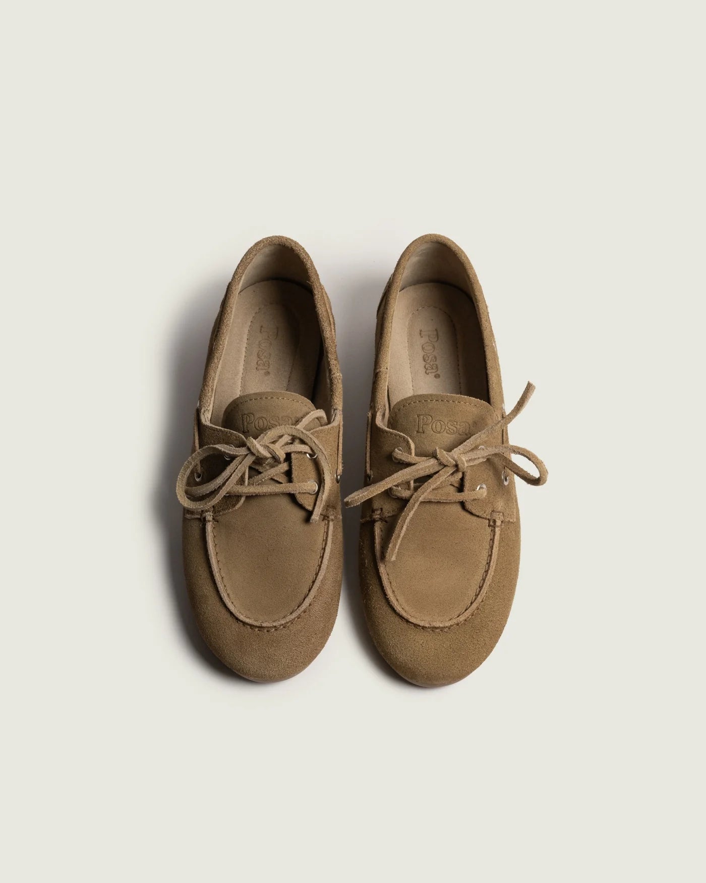 BOAT LOAFER BRUSHED SUEDE TAN
