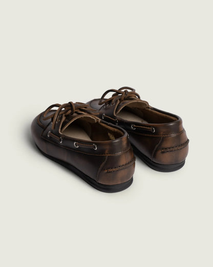 BOAT LOAFER BRUSHED COFFEE