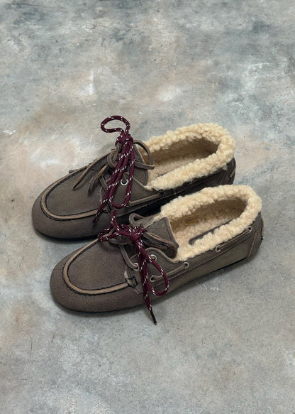 POSA - LOAFER BRUSHED FUR GREY