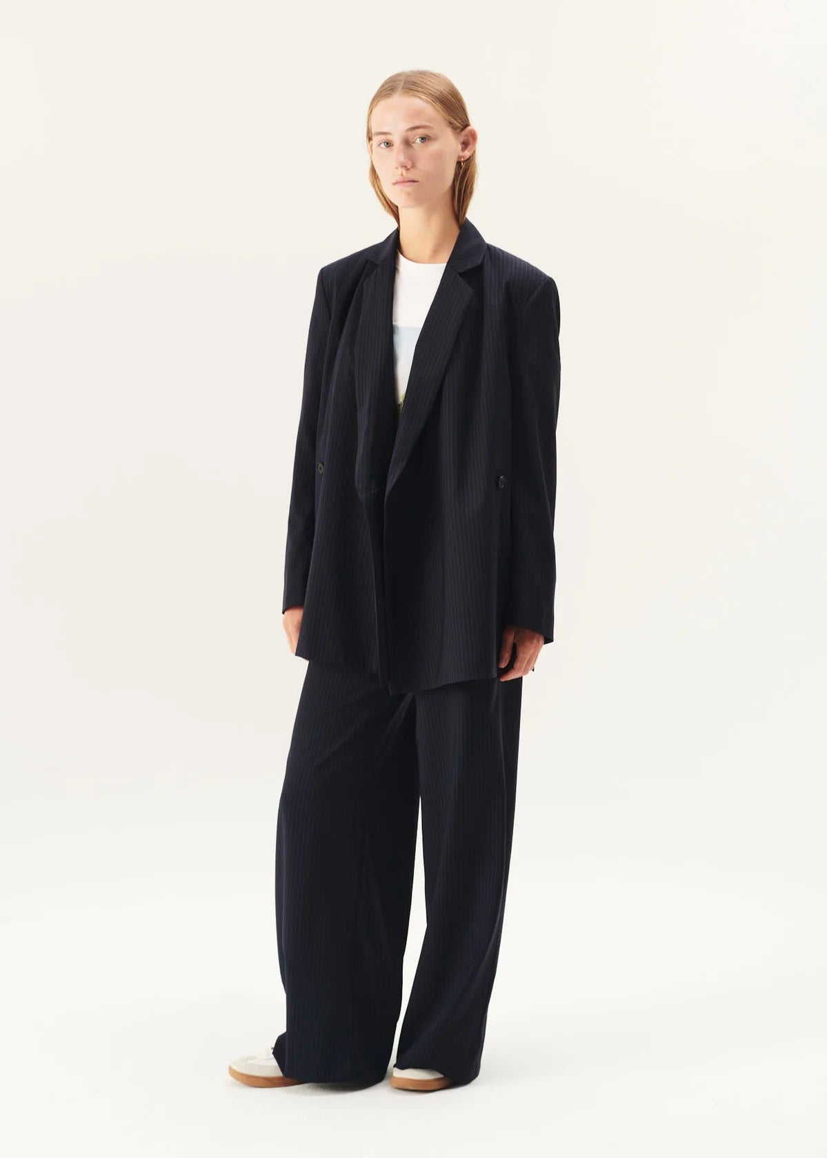 RUE DE TOKYO - Prisila pants pinstripe profile