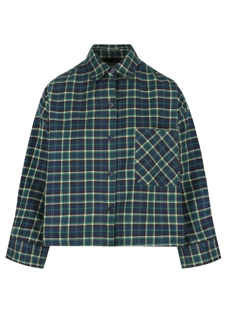 NIKKI SHIRT BLUE/TEAL