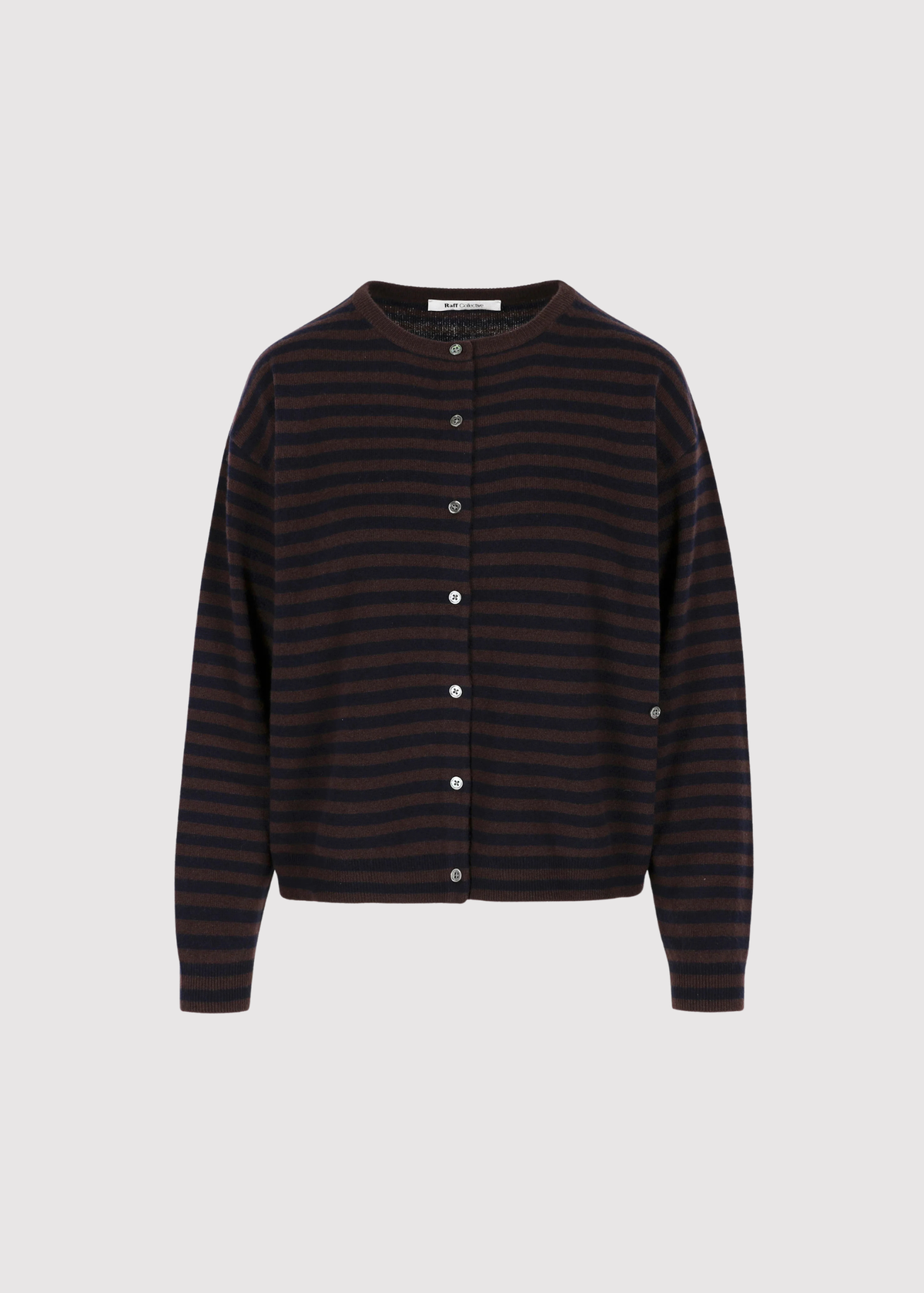 ALIXE CARDIGAN RDC STRIPE BROWN