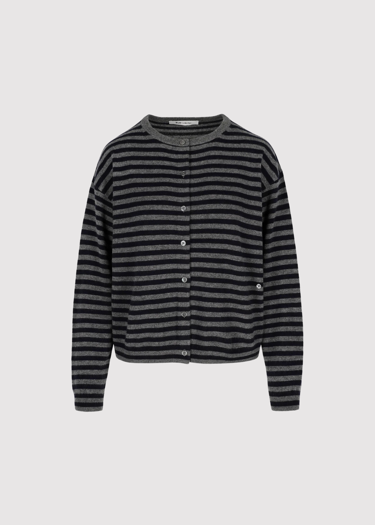 RAFF COLLECTIVE - ALIXE CARDIGAN RDC STRIPE GREY