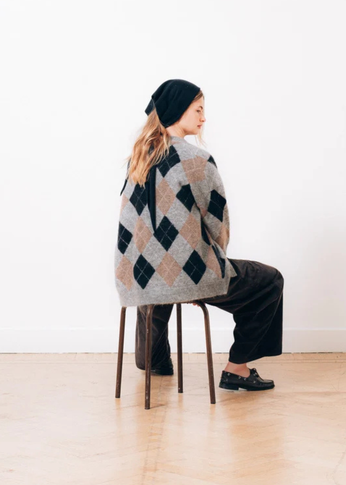 ROY CARDIGAN OVERSIZED V GREY