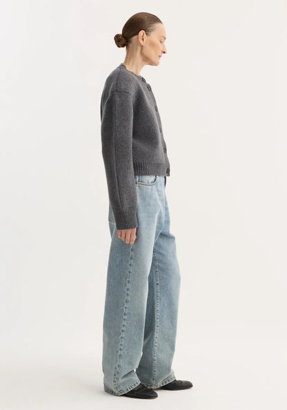 ROHE - CARDIGAN RDC GREY MELANGE