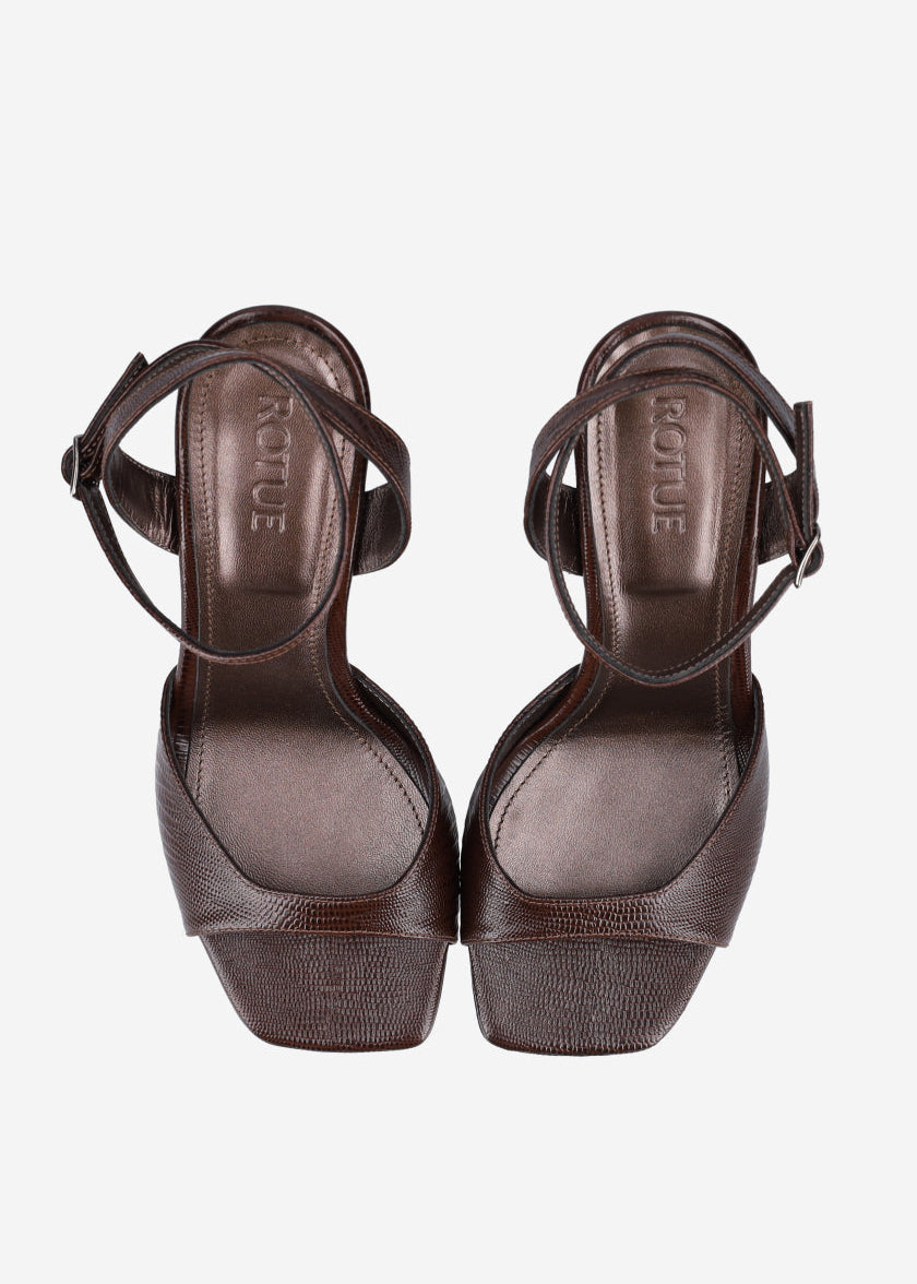 ROTUE - DIAL DRUNK SANDAAL BROWN