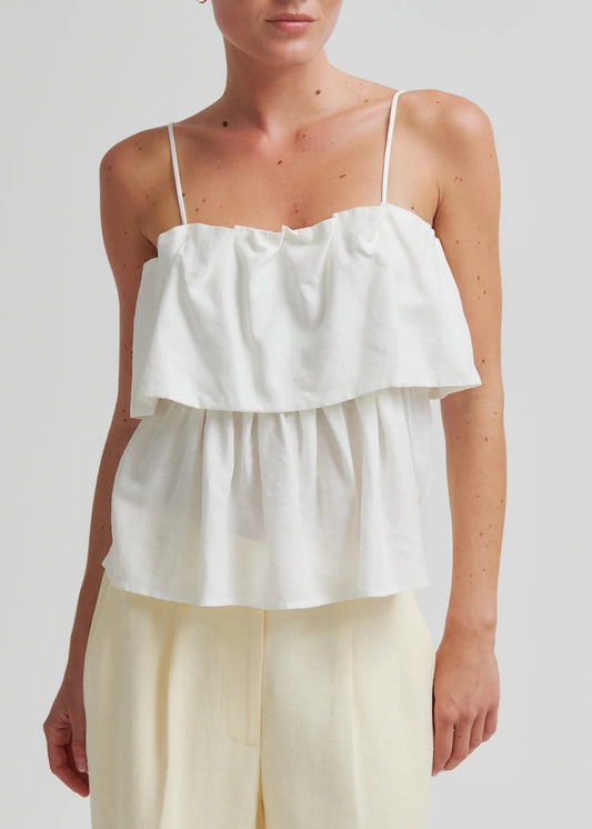 AIE TOP OFFSHOULDERS WHITE