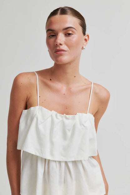 AIE TOP OFFSHOULDERS WHITE